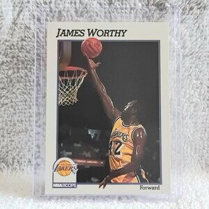 5/$20 Mint 1991 NBA Hoops James Worthy NBA Player Card 106!!
